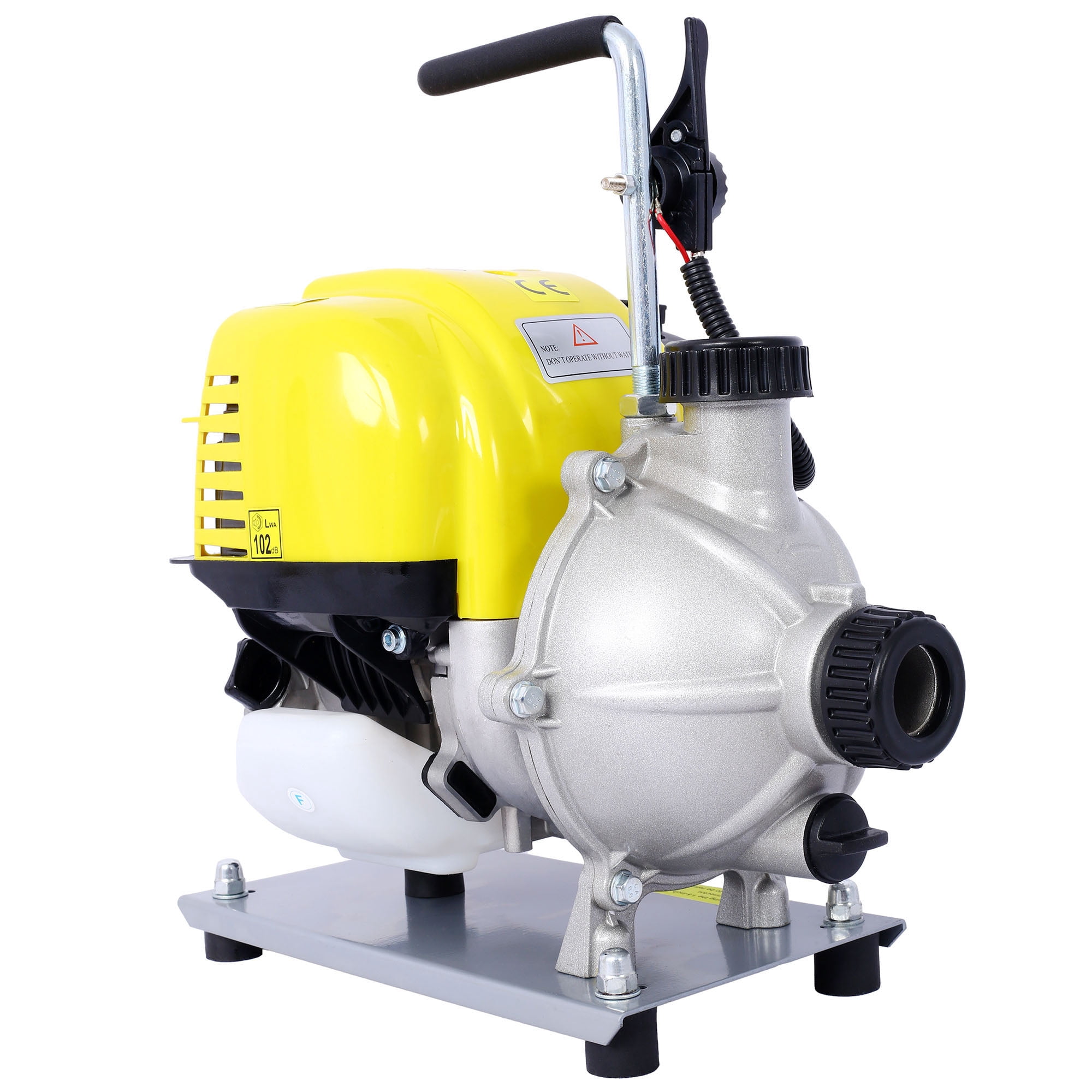 38CC 4-Stroke Gasoline Water Pump 1.5Inch Portable Gas-Powered Water Transfer Pump Commercial Engine Water Pump for Flood Landscaping or Gardening Irrigation 8500r/min