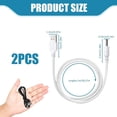 thumbnail image 7 of USB to 3.5mm DC Power Cable, 2 Pack 5V Barrel Jack Charger Lead for Electric Toothbrush, Foreo Luna Replacement Cable Compatible with Mini Fan, LED Lights, Speaker, 7 of 7