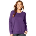 thumbnail image 1 of Just My Size Chandail en Molleton Col Rond ComfortSoft EcoSmart pour Femmes, 3X, 1 of 4