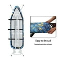 thumbnail image 4 of HELLHERO Floral Ironing Board Cover, Soft Ironing Board Cover, Non Stick Scorch and Stain Resistant Standard Size 15x54 Inch with Elastic Edges, 4 of 5