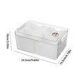 thumbnail image 4 of Huayishang Storage Box, Kitchen Essentials Clearance Sale Kitchen Refrigerator Meat Vegetable Cooked Food Storage Dedicated Transparent Detachable Lid Four-Grid Storage Box, 4 of 9