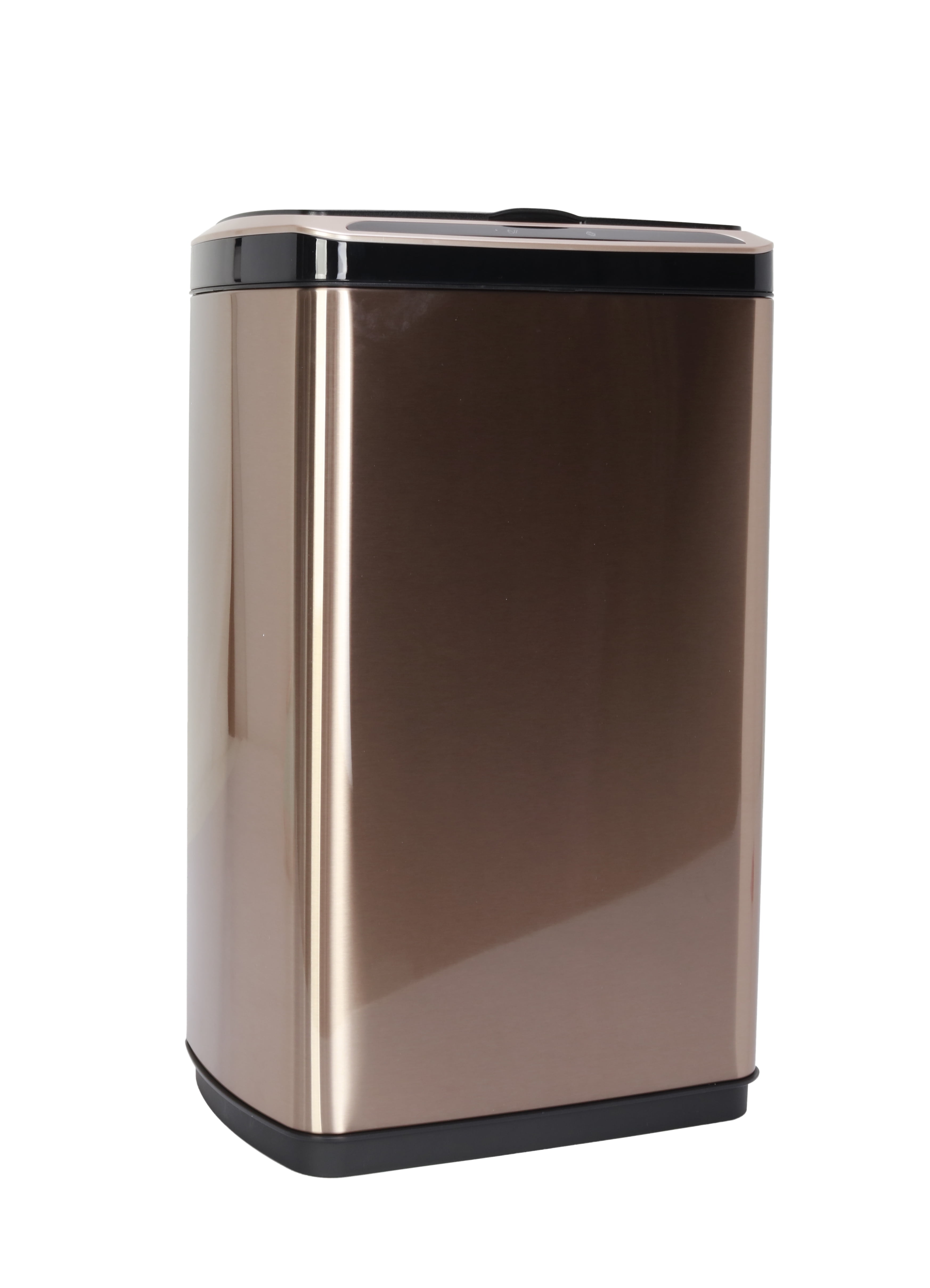 Eco Tech 13 Gal Stainless Steel Motion Sensor Kitchen Trash Can, Rose Gold