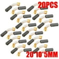 thumbnail image 2 of 20pcs Spring Carbon brush for Electric Motors 20mm x 10mm x 5mm Replacement Part USA, 2 of 5