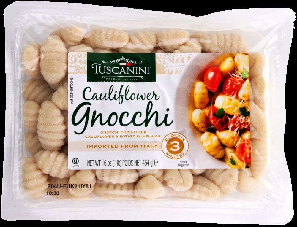 Gnocchis au chou-fleur sans gluten