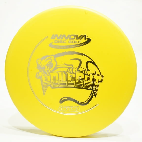 Innova DX Polecat Disc Golf Putter & Approach Disc, Pick Color/Weight [Stamp & Exact Color May Vary] Yellow 167-169 grams
