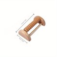 thumbnail image 3 of CNKOO Natural Wooden Foot Reflexology Roller – Handheld Massager for Relaxation and  Manual Foot Tool with Smooth Wooden Surface  Home Wellness Accessory for Improved Circulation and St, 3 of 6