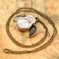 thumbnail image 6 of New Bronze Owl Creative Pocket Watch Retro Popular Display Quartz Pocket Watch Pendant Clock Men Women Chain Gift (Bronze), 6 of 7