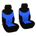 thumbnail image 2 of Dingln Asientos De Coches 4pcs Cover Set Asientos Copiloto del Conductor Protector Auto Universal Interior De Accesorios (Azul Negro), 2 of 5