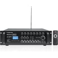 thumbnail image 6 of Sound Town Commercial Residential Rock Speaker+Amplifier Set, with One 8-Zone 70V/100V Amplifier with Bluetooth, 16 x 8-Inch Rock Speakers, Brown (PAC1000X16RK82BR), 6 of 7