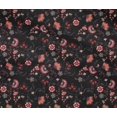 thumbnail image 5 of oneOone Cotton Flex Black Fabric Leaves & Clover Quilting Supplies Print Sewing Fabric By The Yard 40 Inch Wide-73, 5 of 6