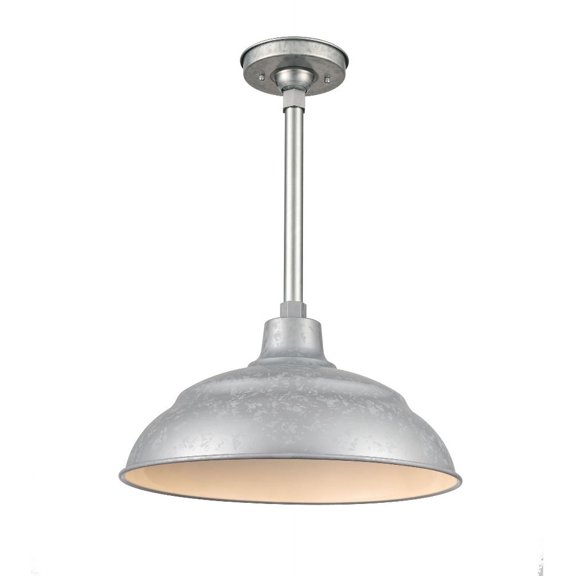 LEDRWHS17-PGA-Millennium Lighting-R Series - 11W 1 LED Wall Mount-9.25 Inches Tall and 17 Inches Wide-Painted Galvanized Finish