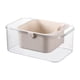 thumbnail image 2 of Bandeja para refrigerios, soporte para maquillaje, contenedor multiusos de doble capa para frutas secas, organizador de almacenamiento de refrigerios, 2 of 7