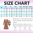 thumbnail image 3 of vigerkar Women 3 Pieces Bikini Sets Stripe Drawstring Tummy Control Swimsuits with Cover Up Swimwear (Pink, L), 3 of 9