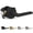 Matte Black, variant on Mega Handles Ralph Dummy Door Lever Set, Zinc Alloy, Non-Turning Interior Handle, Matte Black Finish, 2 Pack