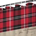 thumbnail image 3 of Red and Green Christmas Pattern Shower Curtain 72"x84" ,Bathroom Decorative Shower Curtains Set with 12 Hooks,Modern Waterproof Washable Shower Curtain, 3 of 6