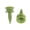 25MM green, variant on CEORPER 100Pcs Short Golf Tees Plastic Step Down Cactle Tees for Golf Practice Part
