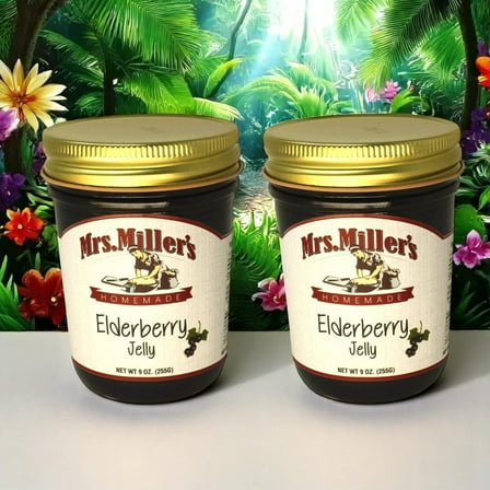 Mrs. Miller's Homemade Elderberry Jelly, 2/9oz
