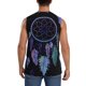 thumbnail image 4 of Balery Dreamcatcher With Colorful Feathers Camisetas sin mangas para hombre, absorbe la humedad y protege contra el mal olor.-X-Large, 4 of 7