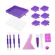 thumbnail image 4 of Kits de Bandejas de Pintura de Diamantes Macarena 5D Multifuncional para Adultos Soporte de Bandeja de Pin Púrpura, 4 of 7