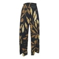 thumbnail image 4 of Bigersell Baggy Pants for Women Full Length Pants Fashion Women Loose Solid Color Casual Pants Wide Leg Cotton Linen Trousers Cute Distressed Pants, 4 of 4
