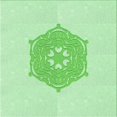 thumbnail image 1 of Ahgly Company Machine Washable Indoor Square Transitional Light Green Area Rugs, 6' Square, 1 of 7