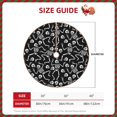 thumbnail image 2 of Fotbe Skeletons Dancing Pattern Christmas Tree Skirt, Tree Skirts Plush Christmas Decorations, Christmas Tree Skirts Xmas Decorations Holiday Party Decor-48", 2 of 6