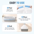 thumbnail image 4 of PawPetica Drawstring Litter Liner Bags Compatible with Automatic Cat Litter Boxes 60 Count Tear Resistant Waste Drawer Liners, 4 of 5