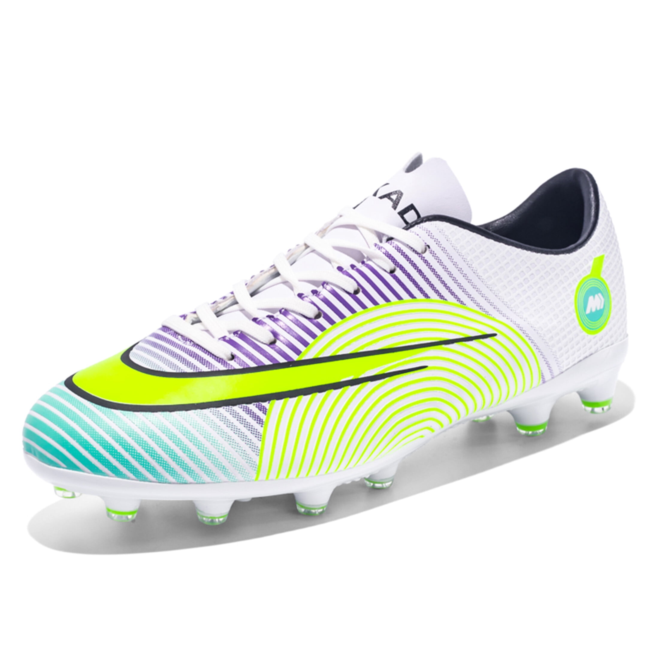 FULORIS Teenagers Training Spikes Football Soccer Shoes Mens Soccer