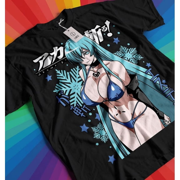 Unisex Akame Ga Kill Esdeath Anime T-shirt, Manga Waifu Shirt