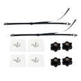 thumbnail image 2 of Correas de seguridad para TV, a prueba de bebés, ajustables, portátiles, para muebles, kit de anclajes de pared para TV, estanterías y televisores de 2 unidades, 2 of 8