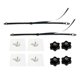 thumbnail image 2 of Correas de anclaje para pared de TV, kit de anclajes para muebles, cómoda, estantería y pantalla plana. 2 unidades, 2 of 9