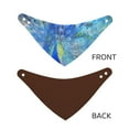 thumbnail image 6 of Kll Peacock Dog Bandanas,Triangle Reversible Pet Scarf For Small Medium Large And Extra Large Dogs-Large, 6 of 7