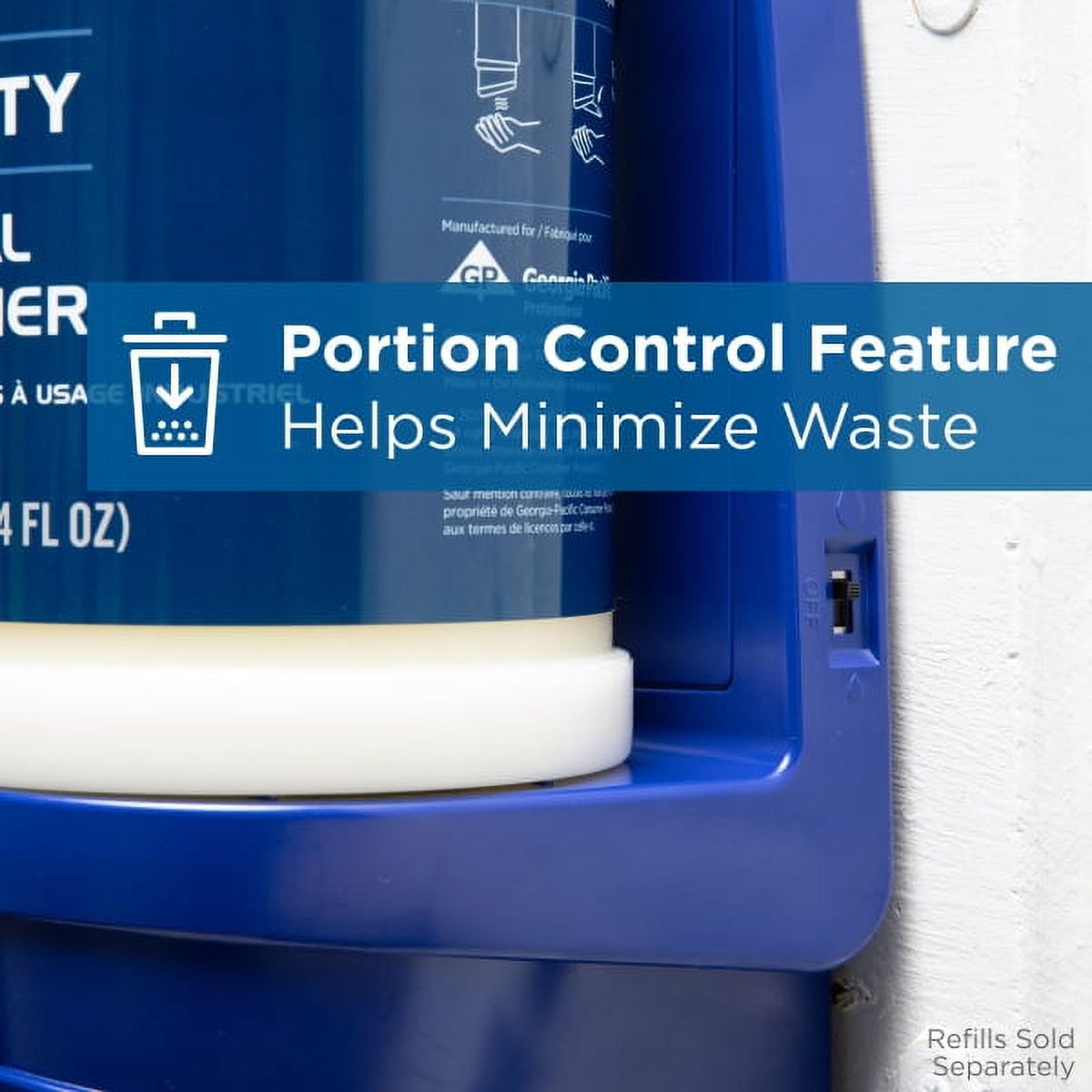 Georgia-Pacific Automated Industrial Hand Soap Dispenser, Blue