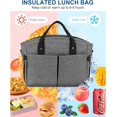 Insulated Lunch Bags for Women, Extra Large Lunch Tote Box with