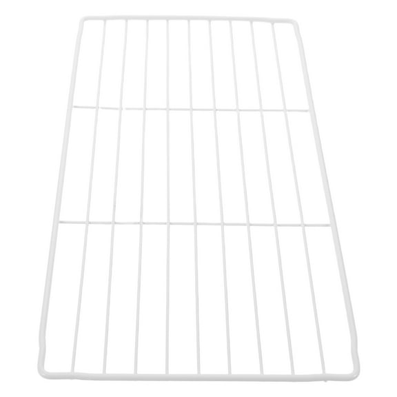 BESTYASH Metal Freezer Shelf Divider White Mesh Wire Rack for Maximized Kitchen Freezer Organization