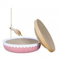 thumbnail image 2 of Cuenco para rascar gatos, tablero para rascar , protector de muebles antideslizante redondo, juguetes de entrenamiento para gatitos, cartón para Púrpura, 2 of 8