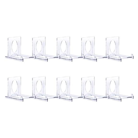 Multiuse Angled Adjustable Card Holder Set of 10 Acrylic Frame And Secure Display Base For Valuable Card Collection