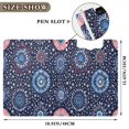 thumbnail image 3 of FORMRS A4 Clipboard Folder with Pen Holder Horizontal Foldable School Office Binder, Blue Fireworks Pattern, 3 of 9