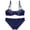 Blue, variant on Bra Brief Sets Womens Lace Bra Set Summer Thin Underwear Set for Everyday Wear Black 34/75A