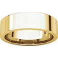 thumbnail image 4 of 6mm Flat Comfort Fit Band in 18k Yellow Gold - Size 9.5, 4 of 9