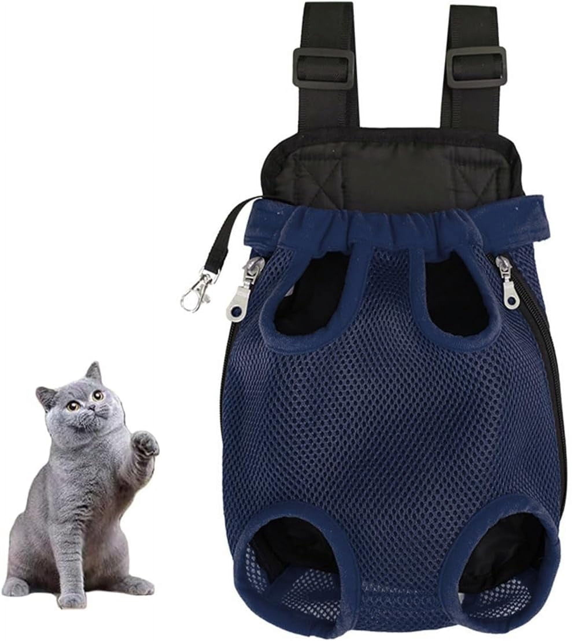Cat Carrier, Portable Pet Carrier Backpack, Adjustable Pet Front Cat and Dog Carrier Backpack for Hiking and Riding