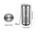 thumbnail image 2 of 316 Stainless Steel Infuser Strainer with Pendant Loose Leaf Steeper For, 2 of 7