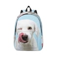 thumbnail image 2 of Rocae Puppy Licks Nose for Durable Canvas Backpack Leisure Large Bag Travel Rucksack Multi-function Backpack Medium, 2 of 8