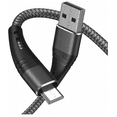 thumbnail image 1 of Cable V8 Micro USB de Datos Carga Rápida 3 Metros 2 pzs Gris, 1 of 4