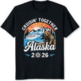 thumbnail image 2 of 100% Cotton Cruisin' Together Alaska 2026 Bear Cruise Mountains Sun T-Shirt, 2 of 5