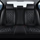 thumbnail image 5 of Juego completo de fundas de cuero para asientos de coche para Hyundai Celta Peugeot 207 Ssangyong Actyon Sport Nissan March Honda Fit Protector de asiento de coche, 5 of 5