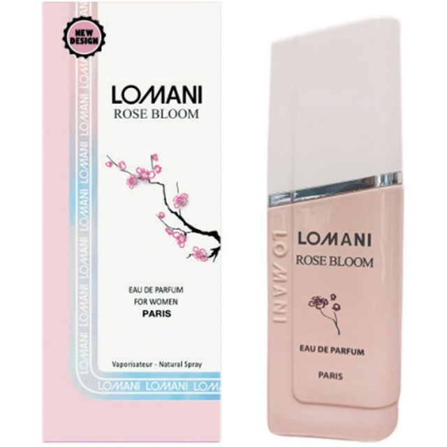 Perfume Lomani Rose Bloom Eau de Parfum para mujer, 100 ml