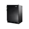 Summit FF7B - Refrigerator - width: 23.6 in - depth: 24.6 in - height: 33.3 in - black