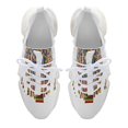 thumbnail image 5 of Kente Design African Print African Clothing Walking Shoes for Men Woman Lightweight Tennis Fashion Elastic Sports Shoes Cushion Basketball Shoes, 5 of 7