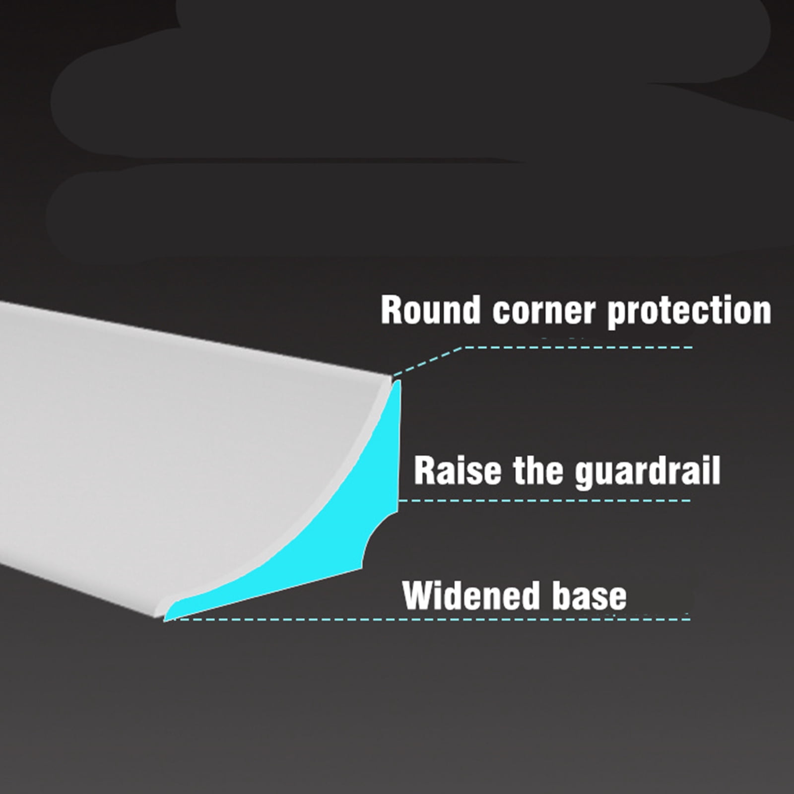 1M-4M Water Barrier for Sink, Silicone Water-Blocking Self-Adhesive Splash Guard, Suitable for The Gap Between the Shower Kitchen Countertop Sink and Cooktop,by